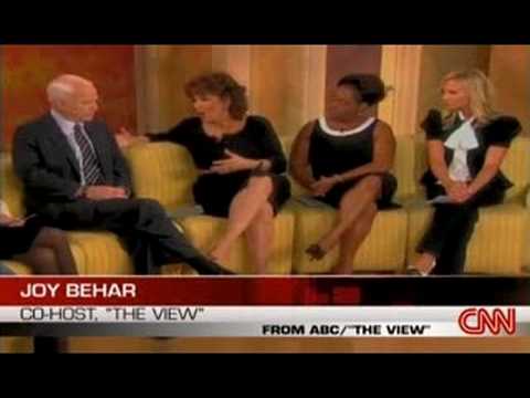 MUST WATCH: McCain gets grilled on the view!