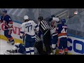 Matt Martin Shoots Puck At Andrei Vasilevskiy After Buzzer Sounds, Scrum Ensues