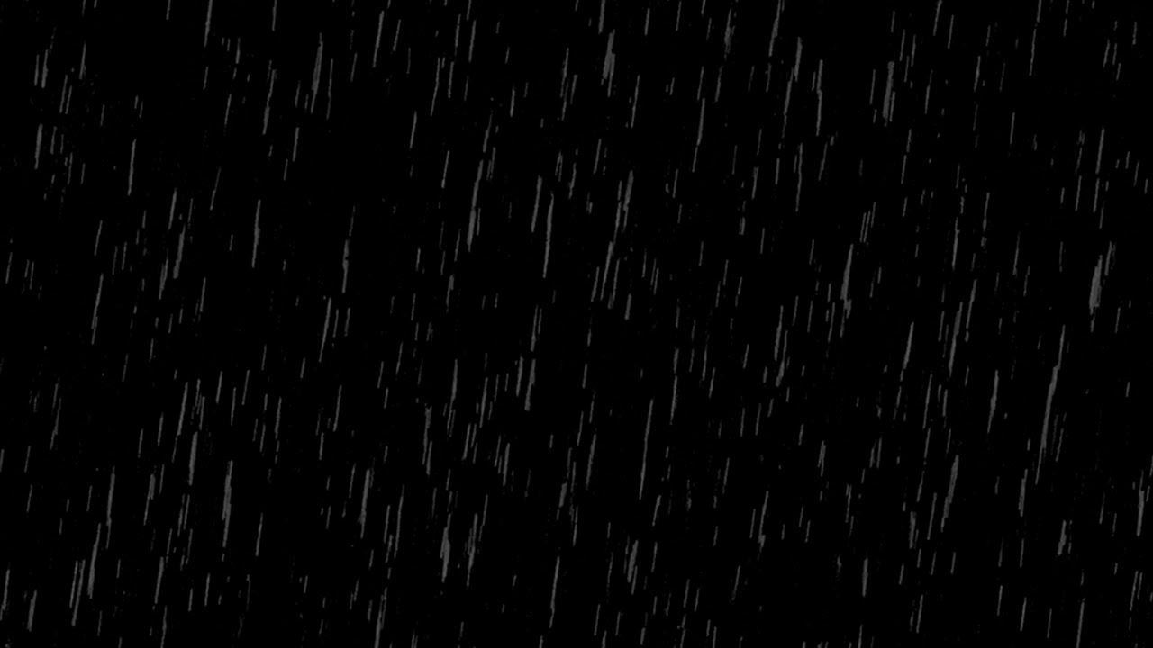 24 Hours Heavy Rain Sleep FASTER Dark Screen - SLEEP & RELAXATION | Black Screen