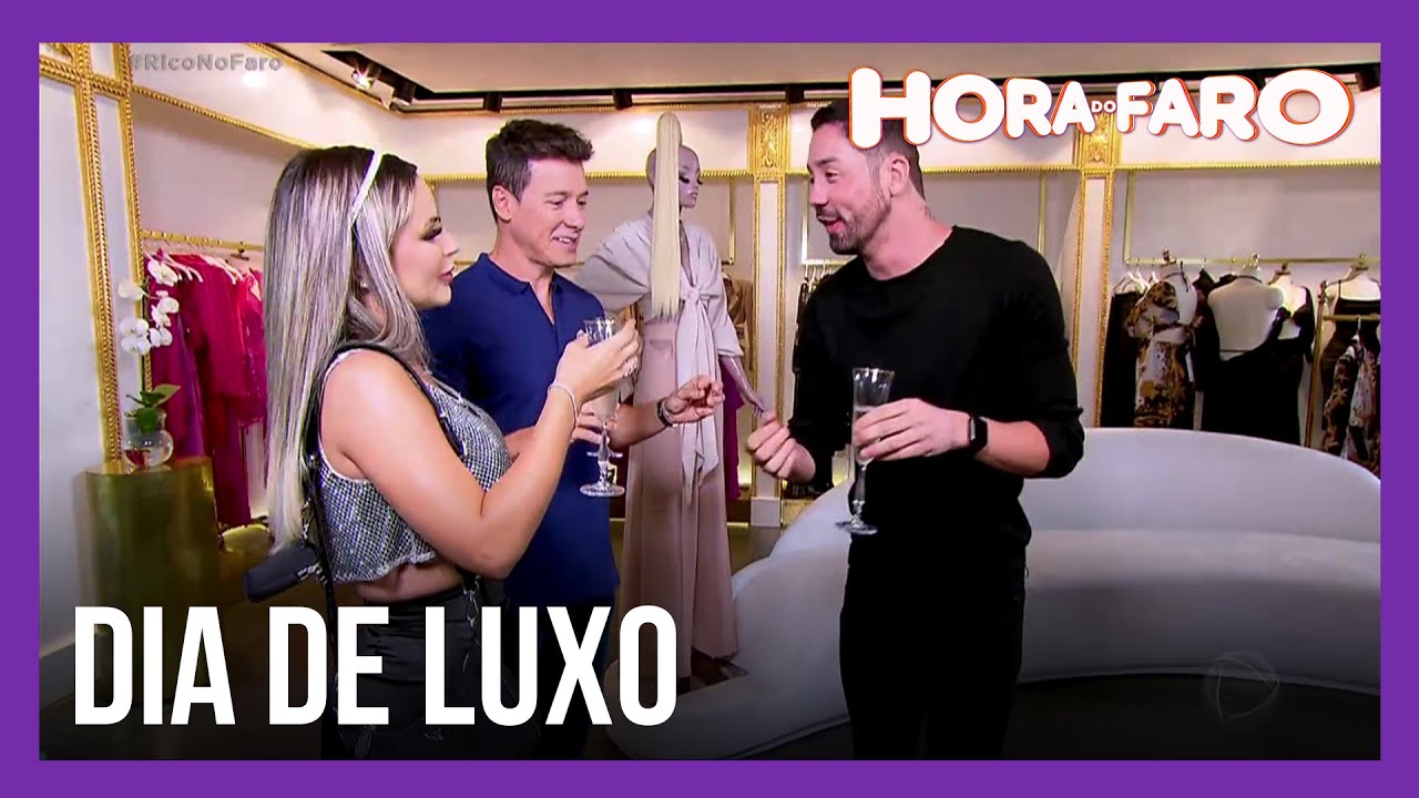 Rico Melquiades faz compras em bairro chique guiado por Deolane