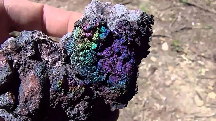 HUGE Iridescent Hematite Cluster / Graves Mtn. , Georgia