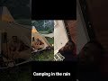 Rain camping #rain