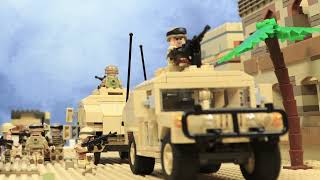 ЛЕГО ВОЙНА В ИРАКЕ - мультик, седьмая серия (Долгая дорога домой) Lego modern warfare stop motion