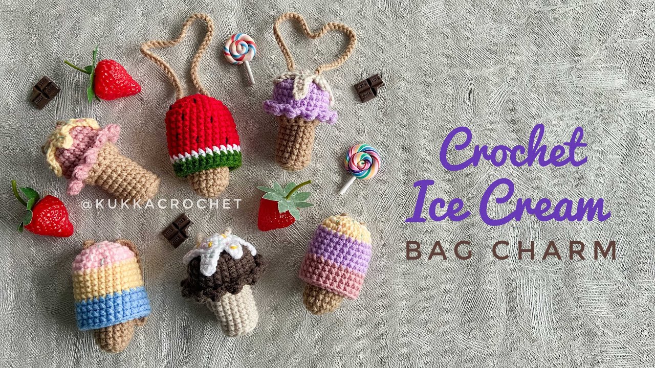 Вязаный крючком мешочек для мороженого 🍦 | Простой и удобный мешочек для мороженого своими руками...