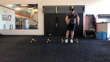 Matthew Ibrahim | Continuous Lateral Hurdle Hop