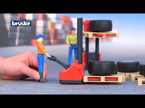 bruder logistics set