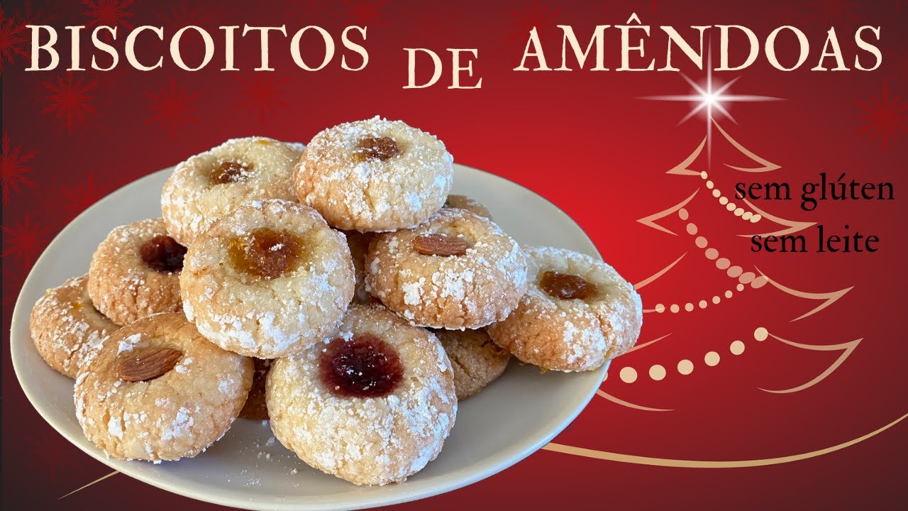 BISCOITOS DE AMÊNDOAS SEM GLÚTEN