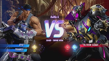 Marvel vs Capcom - Thanos & Ryu vs Ultron Sigma