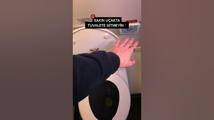 sakın uçakta Tuvalete gitmeyinn