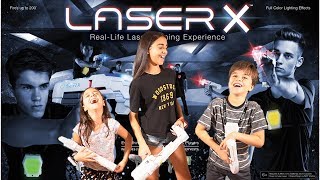 LASER X - Real Life Laser Gaming Experience (LASER TAG) kids vlog