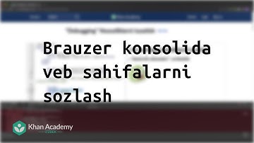 Brauzer konsolida veb sahifalarni sozlash | HTML/JS: veb sahifalarni interaktiv qilish | Dasturlash