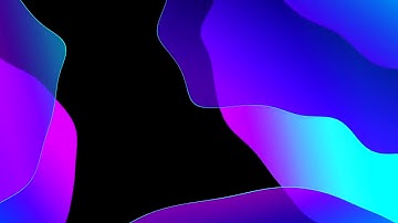 No Copyright Motion Background: Gradient Liquid Blue Shapes Looped Animation Background