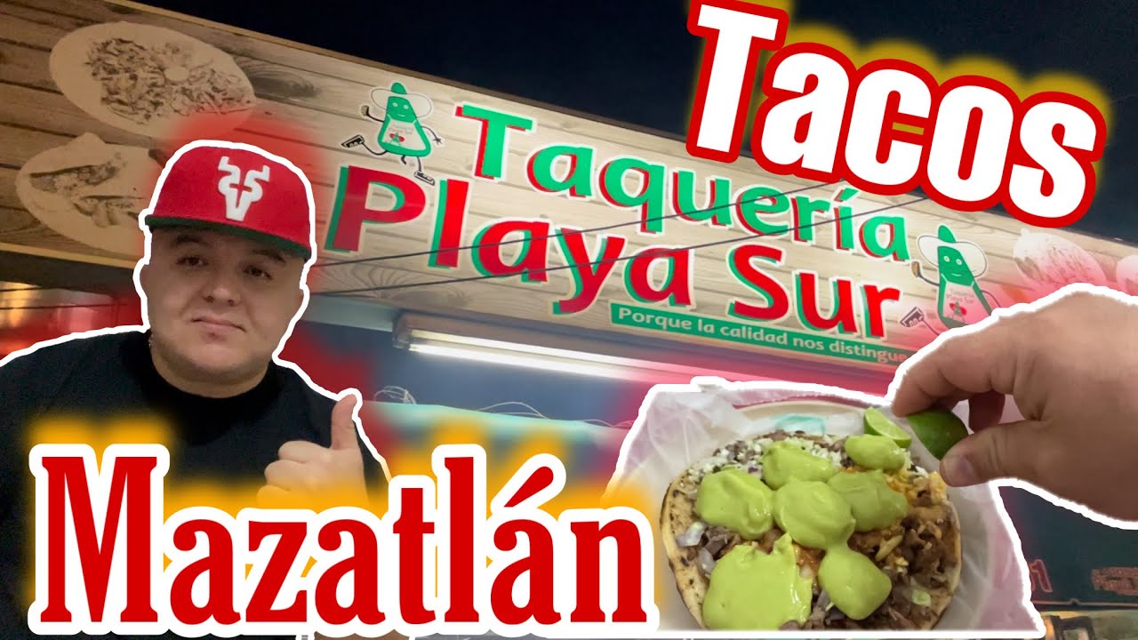 Taqueria playa sur en Mazatlán, una de las taqueria más famosas en el