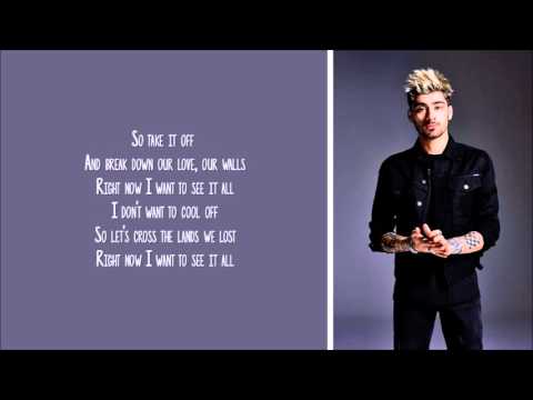 ZAYN -  BoRdErZ LYRIC VIDEO