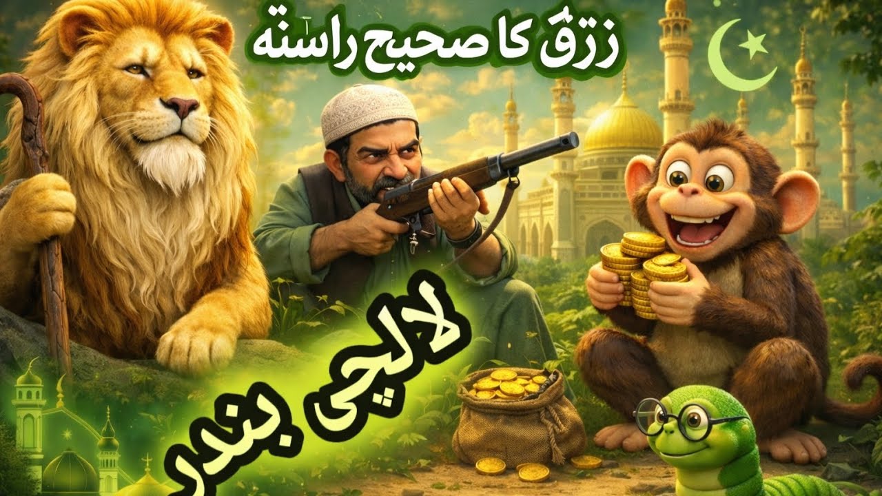 LALACHY MONKEY [Moral Story] [Hindi kahniyan] [Cartoon story] [emotional ending] 