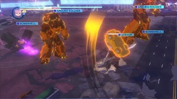 TRANSFORMERS: Devastation - Override The System - Bumblebee Gameplay