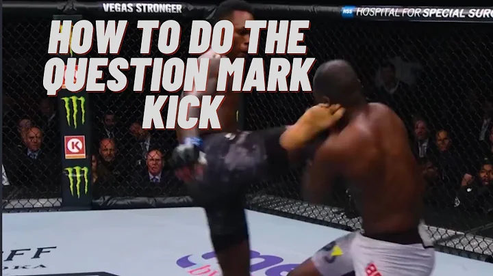 QUESTION MARK KICK TUTORIAL BY IZZY ADESANYA #ufc #mma #bjj