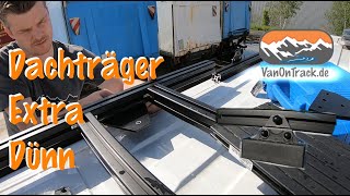 Dachträger extra dünn  für DIY Campervan   Item  Bosch  Aluprofil  extra flach