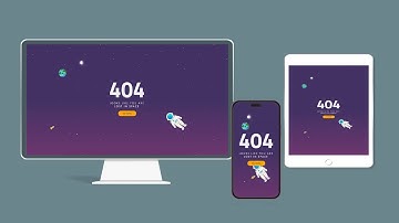 🚀🌌 Animated Lost in Space Theme 404 Page Not Found Using HTML, CSS | CSS Tricks