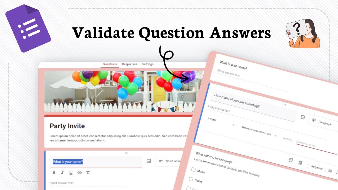 How to Use Response Validation on Question Options in Google Forms ...