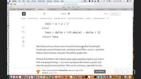 AutoGraph converts Python into TensorFlow graphs for ML Model