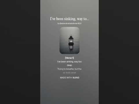 I've been sinking by. yokfa i did #suno