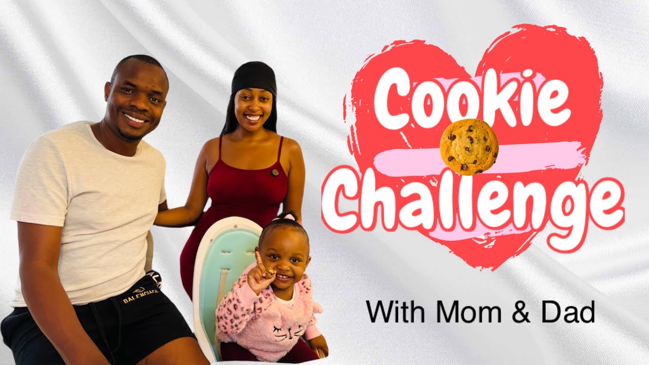 COOKIE CHALLENGE with MOM & DAD || ❤️❤️❤️🍪🍪🍪