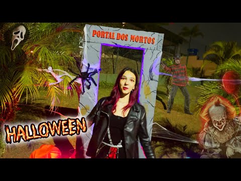 FAZENDO TUDO DE HALLOWEEN POR UM DIA INTEIRO !! COM MUITOS SUSTOS | Luluca