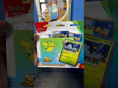 I Opened the NEW Pokémon 30th Celebration Tech Sticker Collection… HUGE PULL! 🔥 #shorts #pokemon