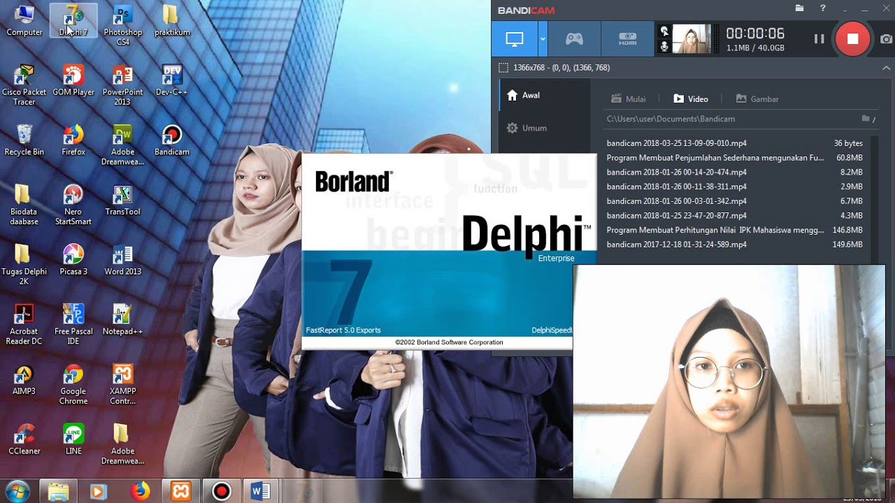 Program Operator sederhana menggunakan ComboBox pada aplikasi Delphi 7