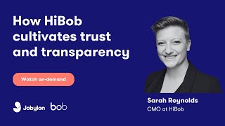 Keynote Speech: How HiBob Cultivates Trust and Transparency - Sarah Reynolds