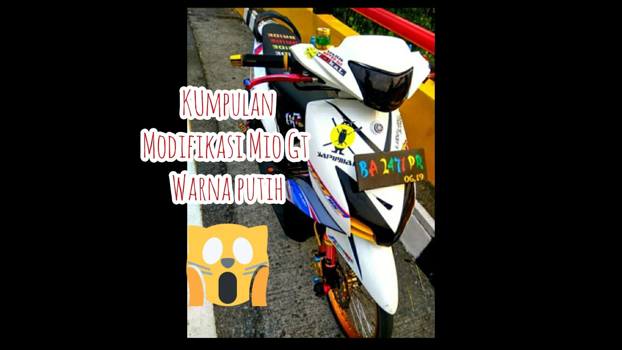 Kumpulan Modifikasi Mio Gt Warna Putih Youtube