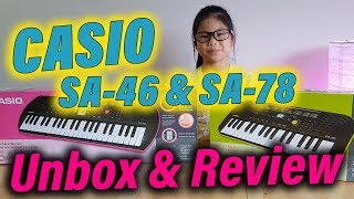 Casio SA-46 & Casio SA-78 - Review & Unboxing (SA-47 / SA-76 / SA-77)