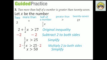 Lesson 5-3: Solving Multi-Step Inqualities