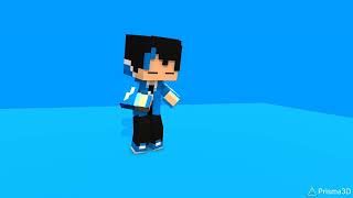 [Shikonokon noko koshitantan](Animation Minecraft P3D)#minecraft #animation #prisma3d #fyp @ilma02