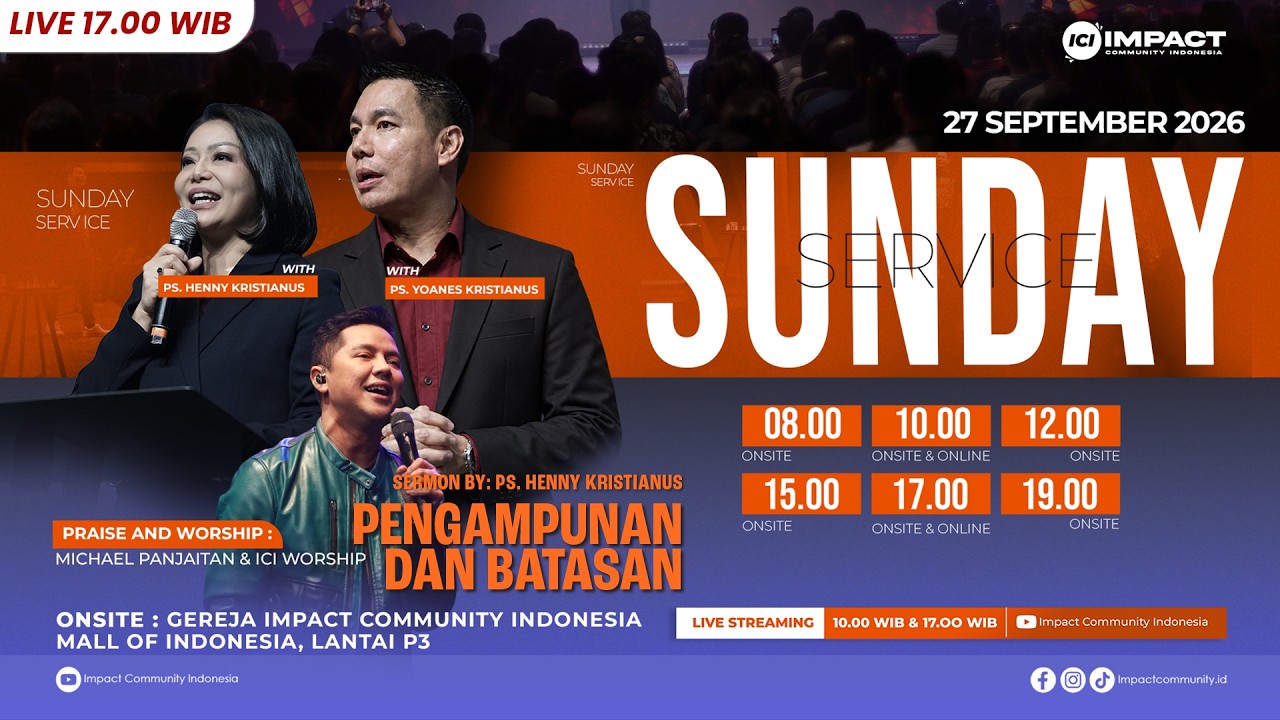 [LIVE] #2 IMPACT COMMUNITY INDONESIA | 27 SEPT 2026 | 16.45 | PENGAMPUNAN DAN BATASAN
