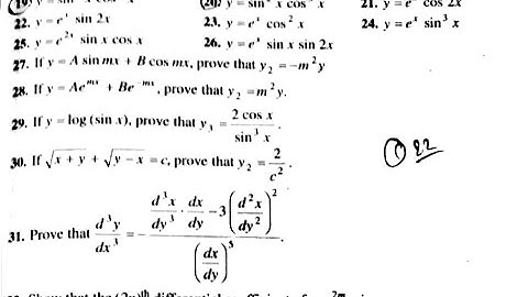 Differential calculus ,lalji prasad exercise 1A Solution Vbu,RU