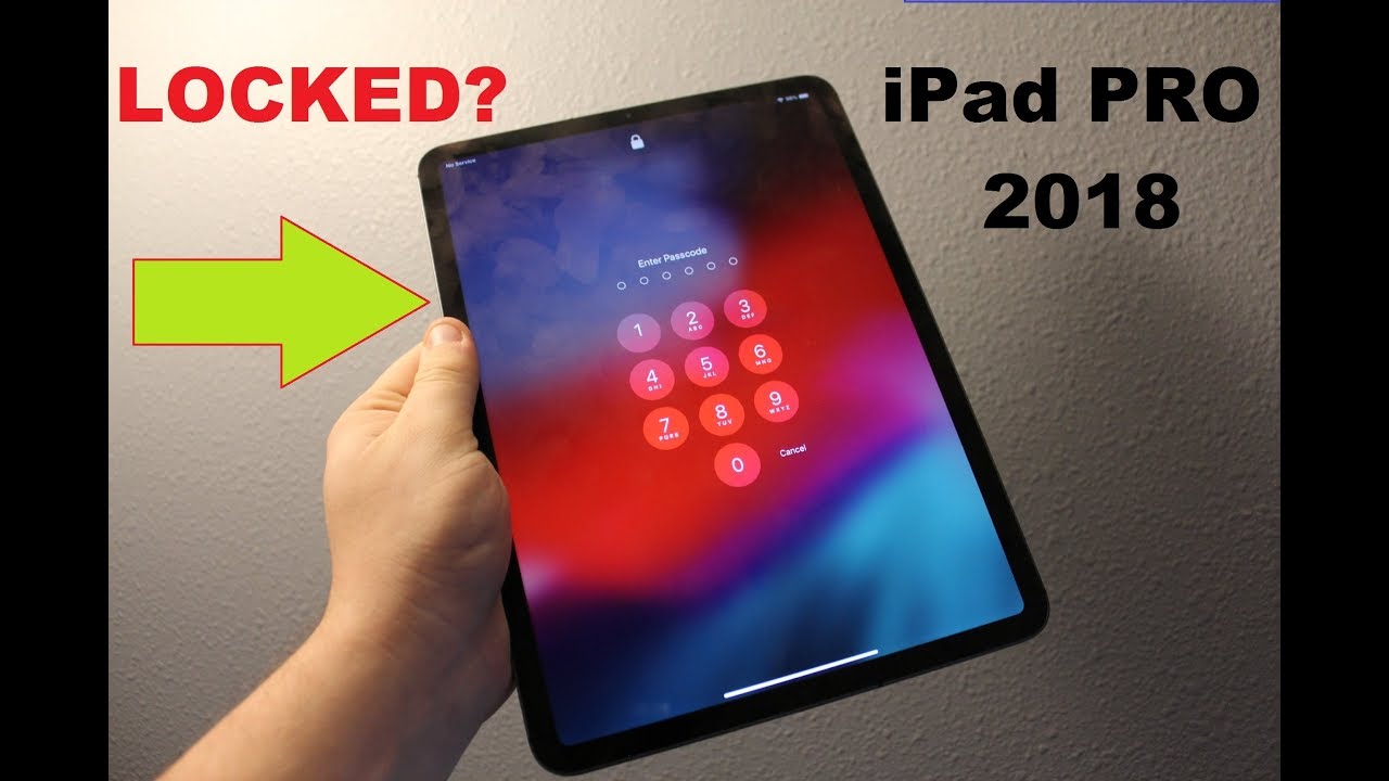 iPad Pro 9 9 How to RESET Locked and Disabled Screen lock