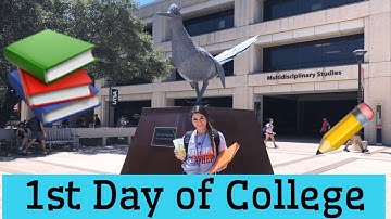 1st Day of College VLOG!!!