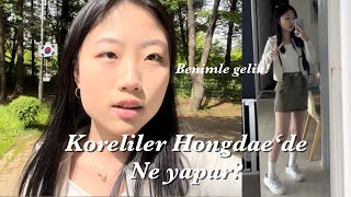 Koreliler Hongdae‘de ne yapar? Kore vlog