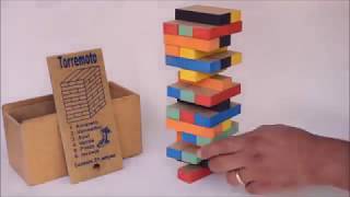 Torremoto - Torre Legal - Jenga -54 Peças Em Madeira caiu perdeu - Alex  Brinquedos