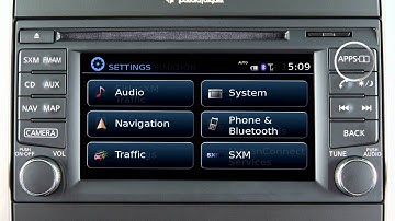 2016 NISSAN Sentra - Control Panel and Touch Screen Overview (if so equipped)