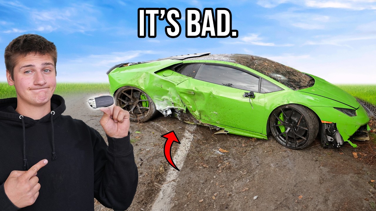 I Bought My Crashed Lamborghini Back From Insurance