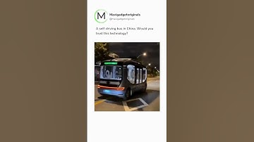 In China, self-driving buses are paving the way for the future of urban transportation