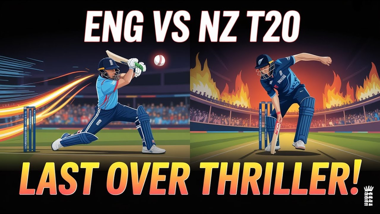 ENG vs NZ T20 Live Match in Cricket 24 | Realistic Gameplay | Next-Gen ...