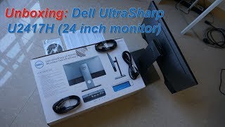 Unboxing: dell ultrasharp u2417h ips monitor - hd