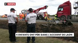 4 enfants ont péri dans l'accident de Laon