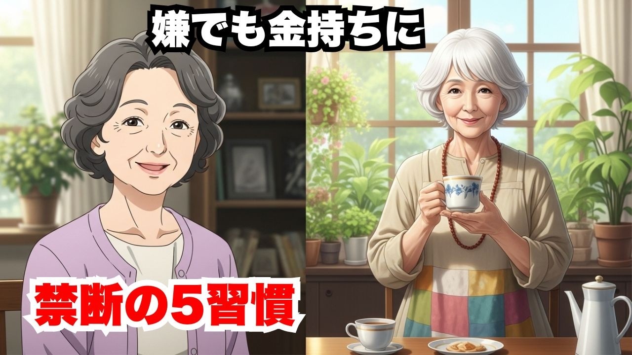 60代から嫌でも金持ちに！TVで暴露された禁断の5習慣