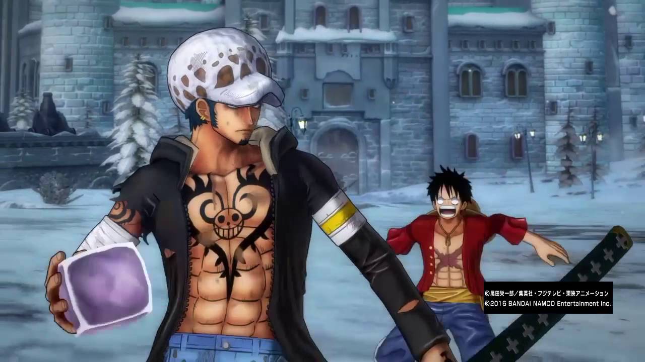 One piece burning blood, law and doflamingo new dlc some combos YouTube