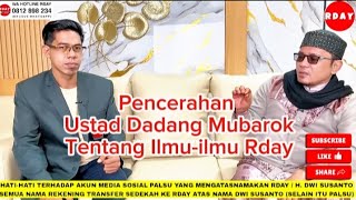 Download lagu Pencerahan Ustad Dadang Mubarok Tentang Ilmu-ilmu Rday @RDAYTestimoni 